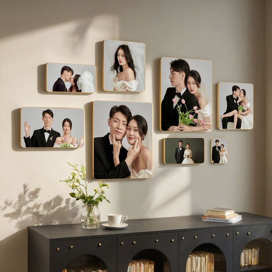 Photo frame wall