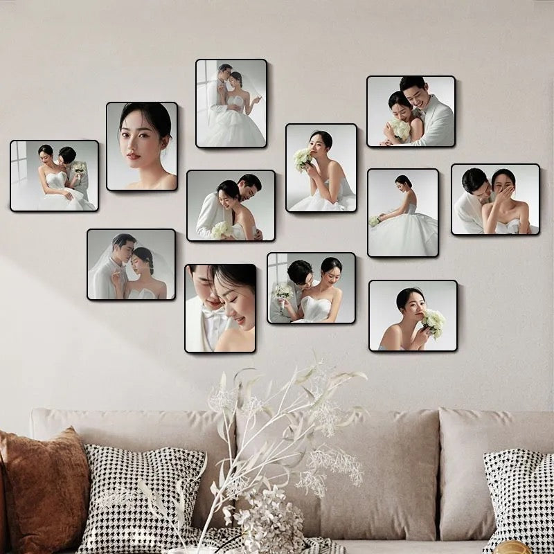 Photo frame wall