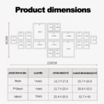 Complete Multi-Size Picture Frame Collage Kit - Image 3